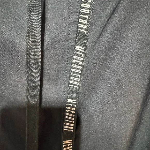 Med Couture Black Jogger Sweatpants with Drawstring - Picture 2 of 5